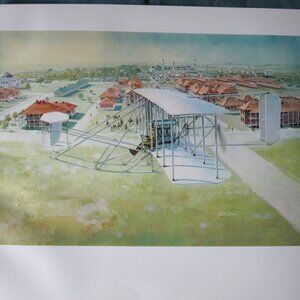 Keith Farris Aviation 9" x 11" Bookplate Print - Wright Type A